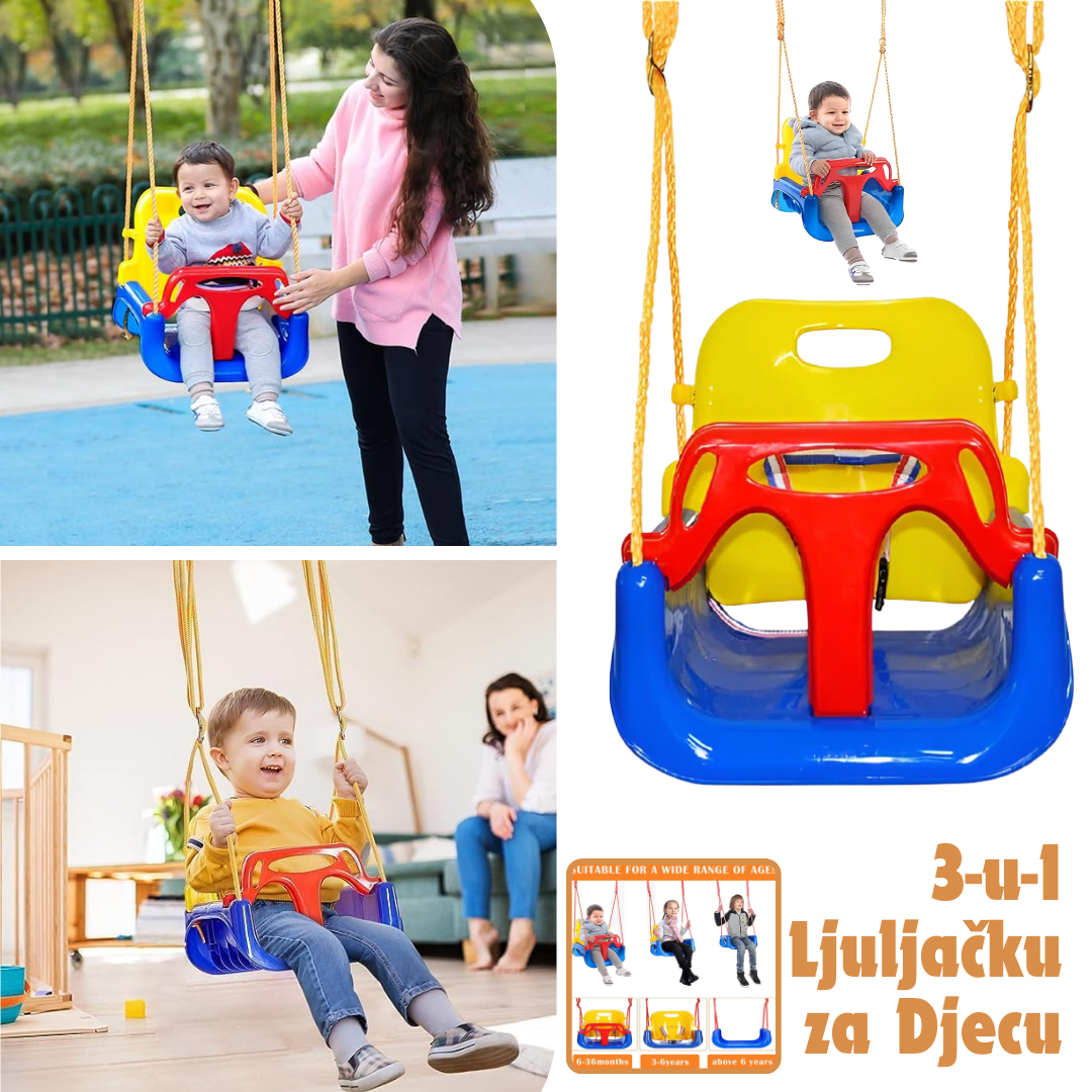 Leagăn 3 în 1 pentru copii | SWINGFUN